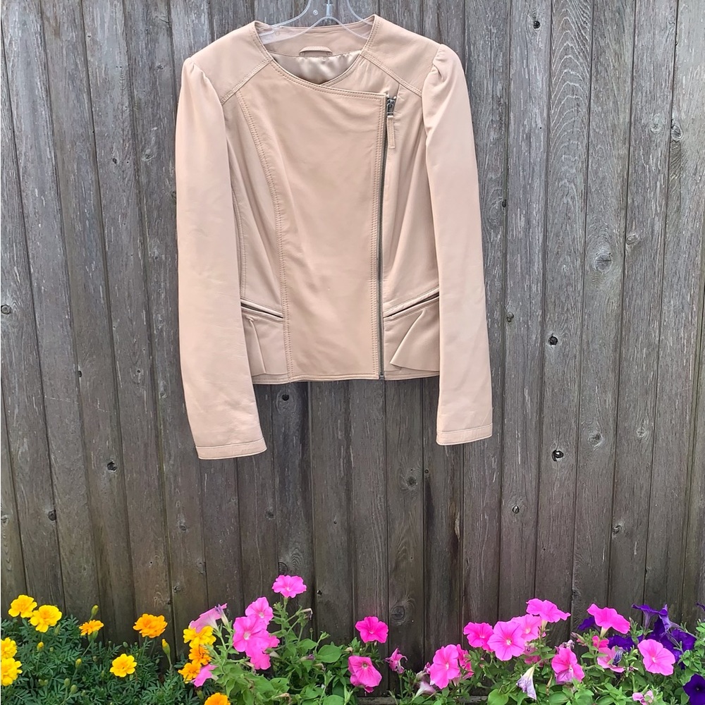 🪷NEW🪷 Italian Genuine Leather Jacket - Picture 3 of 15